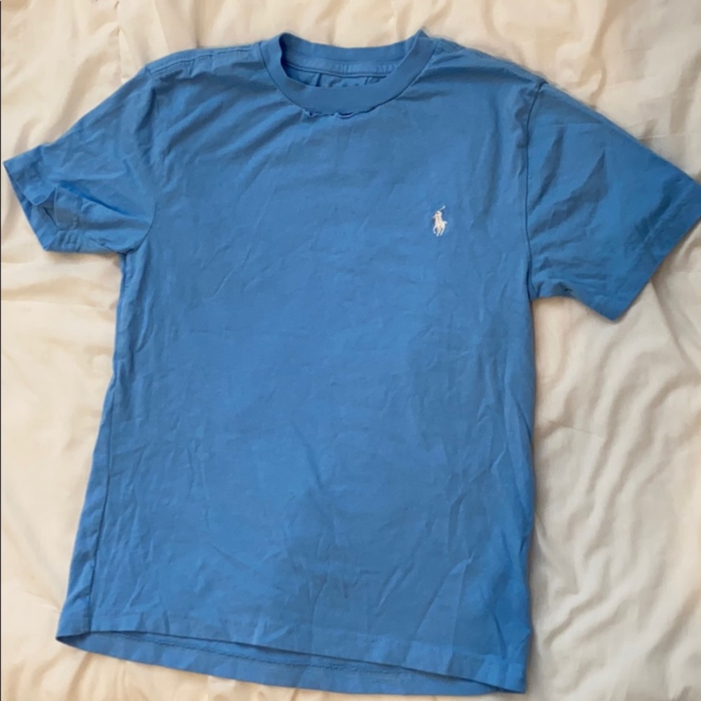 Polo Tee Shirt, Baby Blue, WS